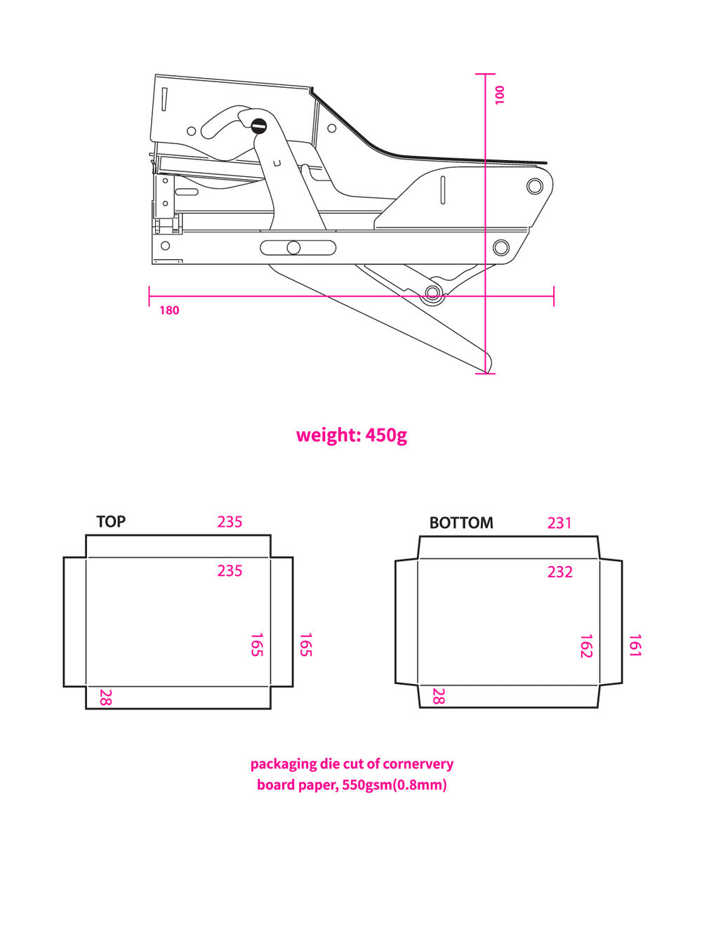Cornervery Stapler 角留ステイプラー