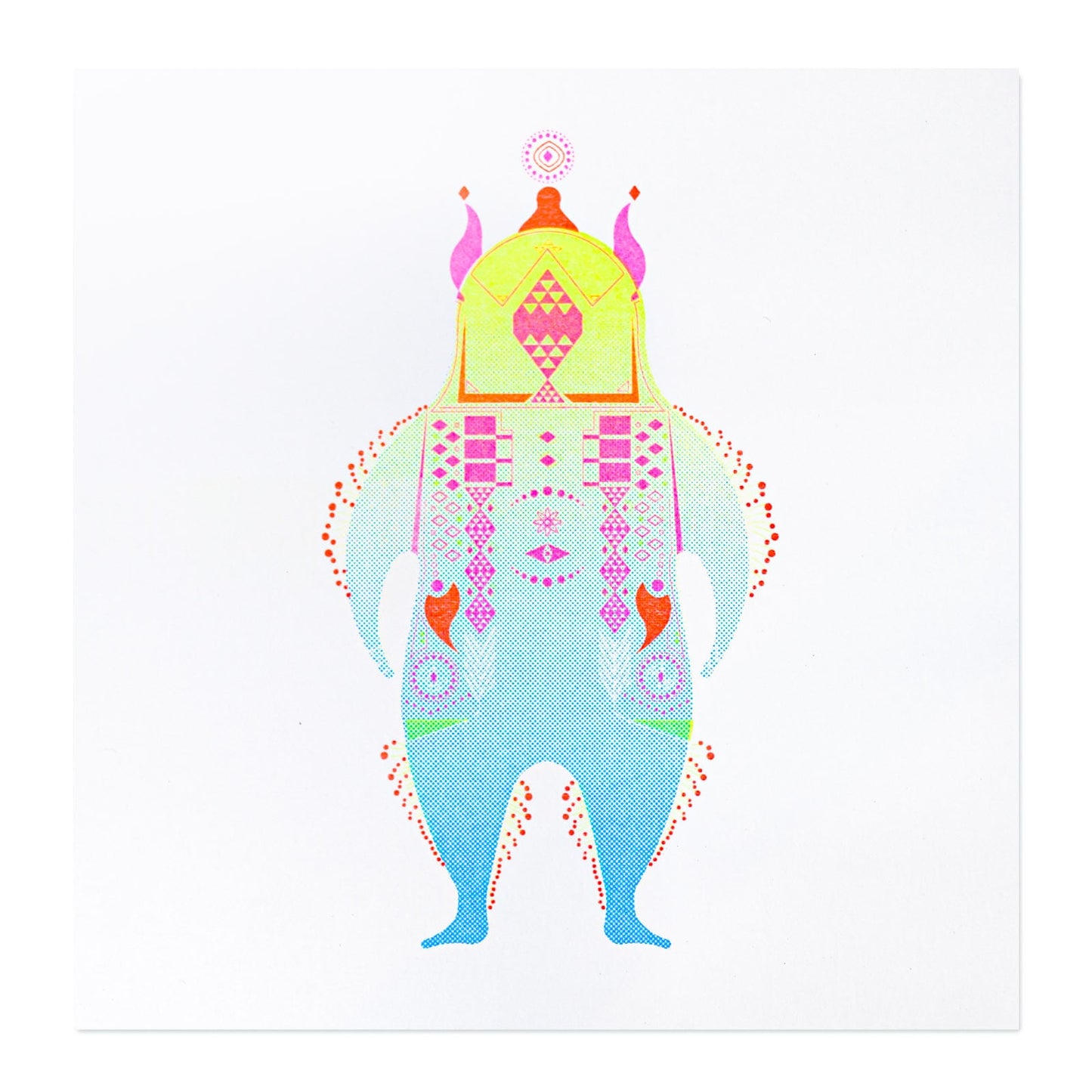 GOFU "KOMOKUTO" Blue / Risograph ver